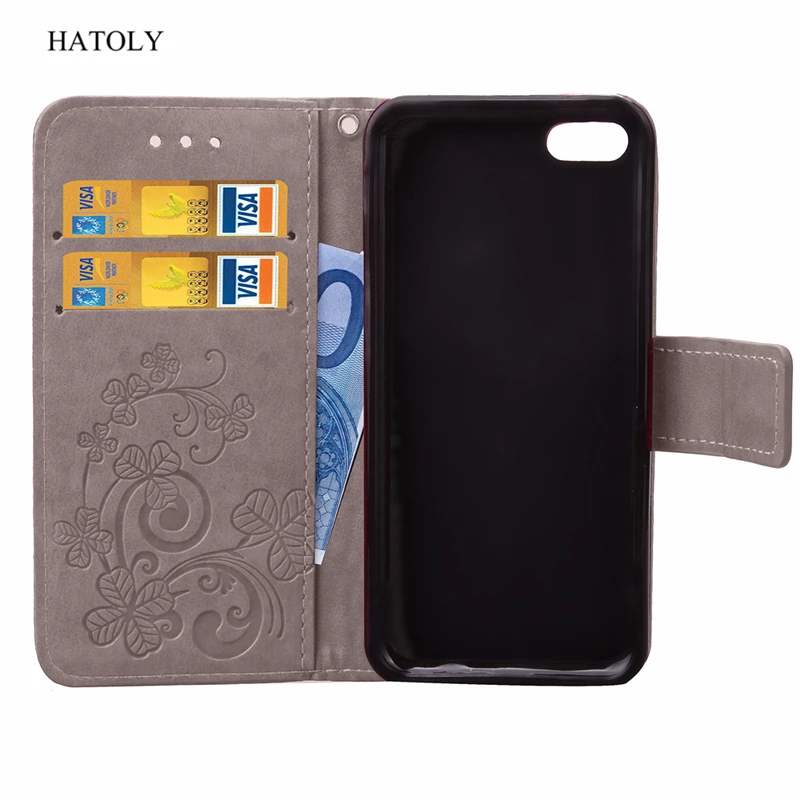 HATOLY для откидной Чехол кошелек с подставкой iPhone 5s кожаный чехол 5 SE