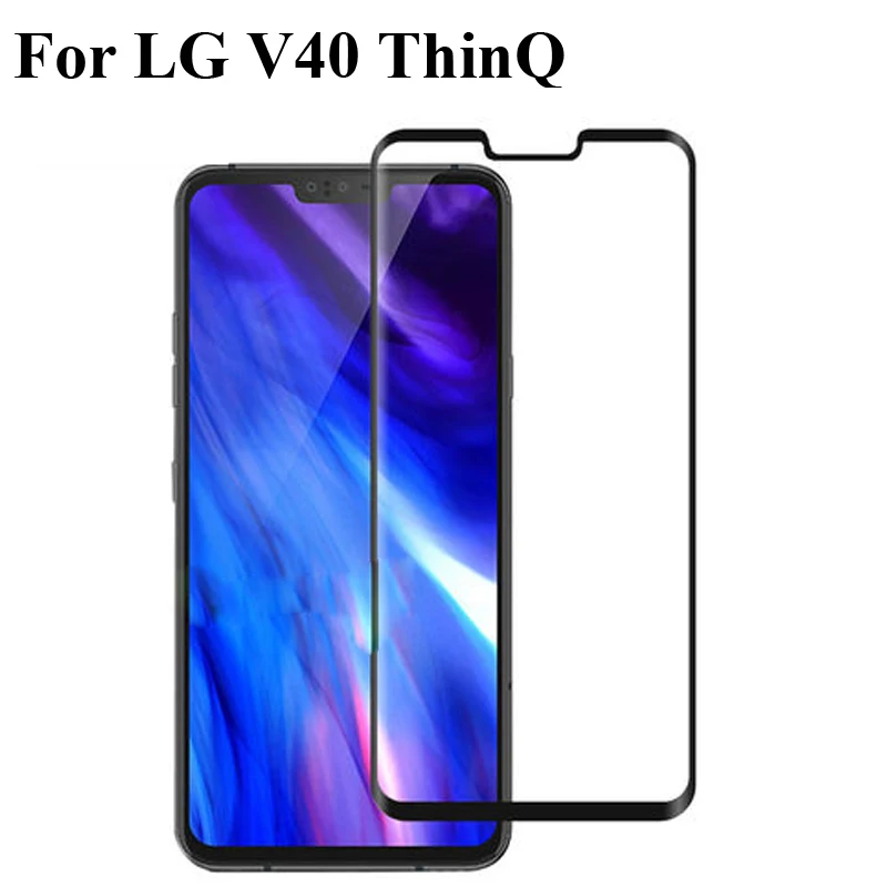 2 шт закаленное стекло 6 4 &quotдля LG V40 ThinQ V40ThinQ полное покрытие 9H Взрывозащищенная