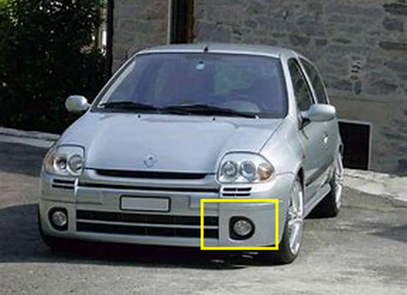 ANGRONG для Renault Clio 2000-13 передний бампер противотуманная фара левая пассажирская