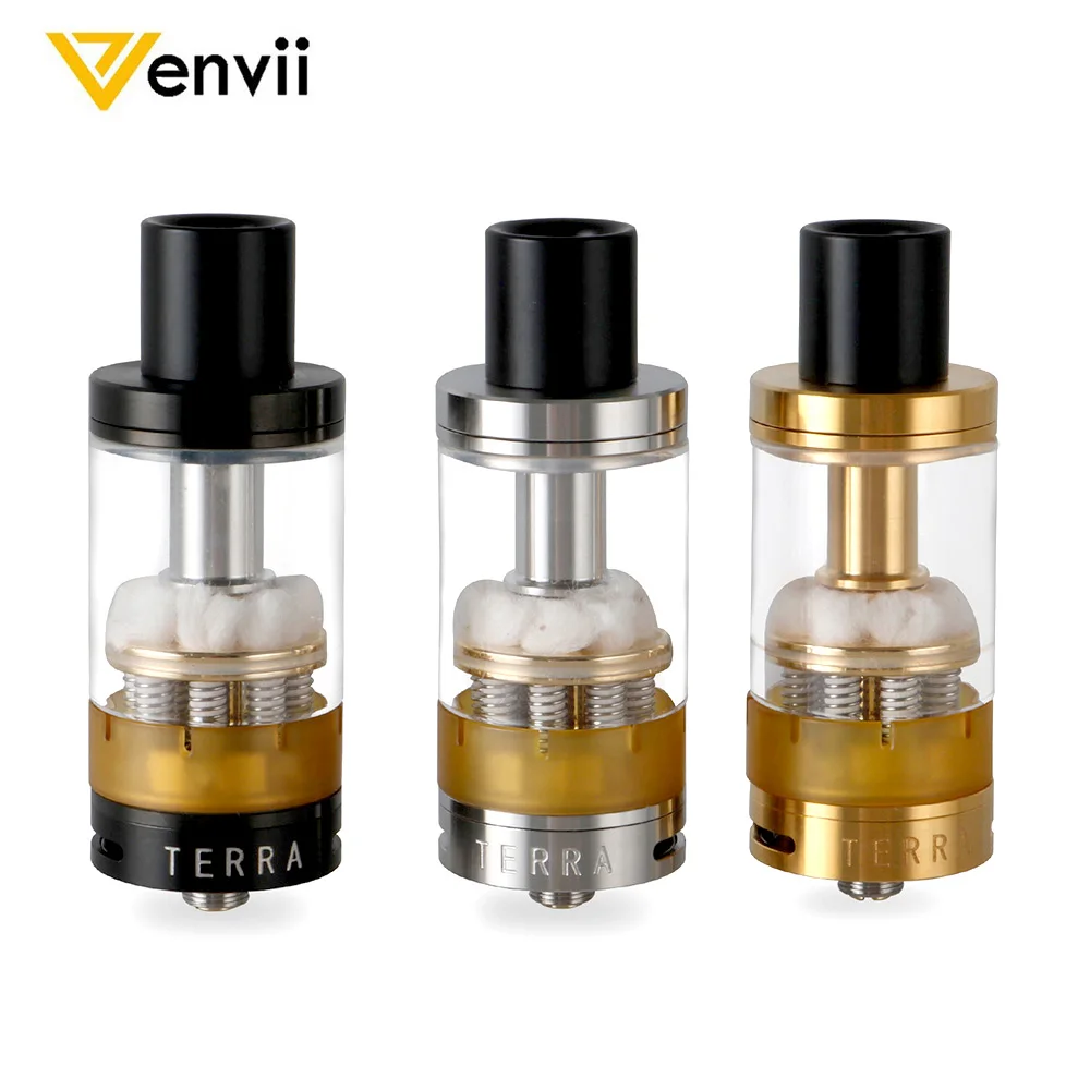 Полная распродажа! Оригинальный распылитель ENVII TERRA RTA с 5 мл баком 304 SS и режимом