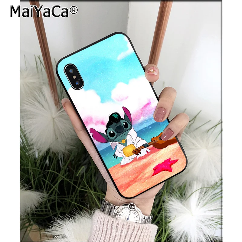 A11 MaiYaCa мультфильм Лило Ститч клиент высокое качество чехол для телефона для Apple iPhone 8 7 6 6S Plus X XS MAX 5 5S SE XR Чехол для мобильного телефона - Цвет: A11