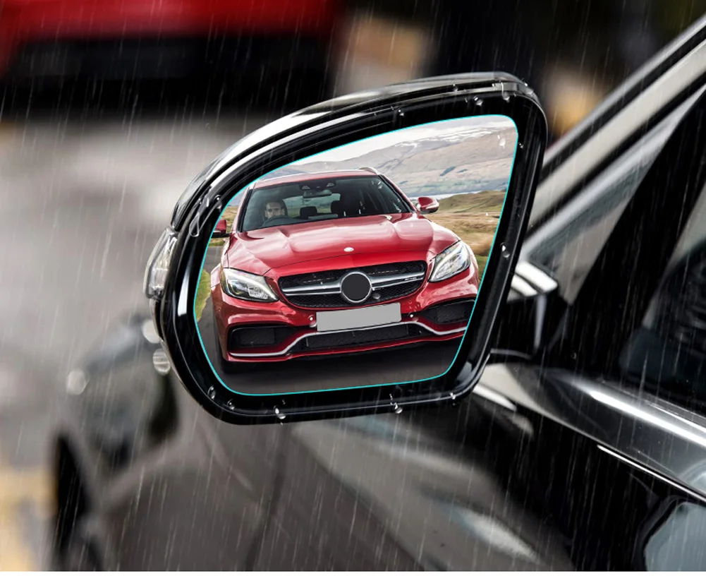 Для Benz W177 A C E GLC GLA CLA W205 W213 X253 C117 зеркало автомобиля прозрачная пленка зеркало заднего вида анти дождь туман водонепроницаемая пленка