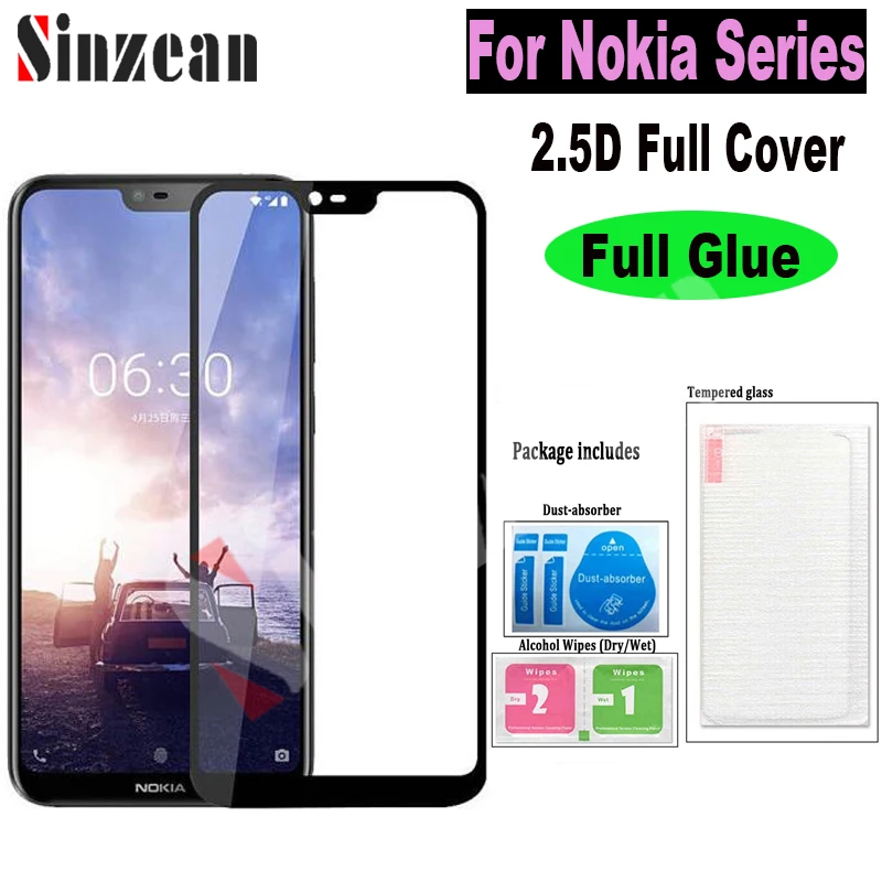 

25 шт. для Noia 1 Plus/2,2/3,2/4,2/3,1 Plus/x71/8,1 Plus полное покрытие закаленное стекло 2.5D плоская полная клейкая Защитная пленка для экрана
