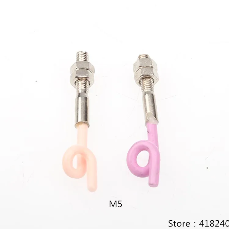 M4 M5 нить через СПИРАЛЬ линия керамическая петля Pigtail текстильные аксессуары