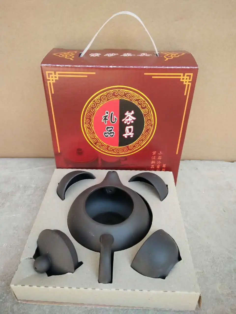 Лидер продаж маленький/Смарт Zisha Gongfu чайник чайный набор Фиолетовый Grit глины Teaset