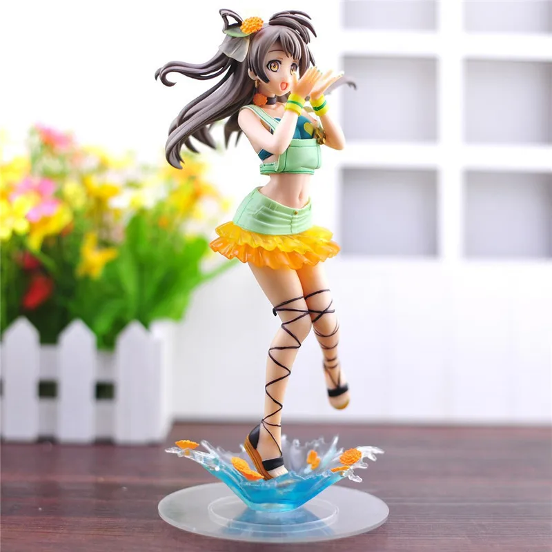 Аниме игры Figuras 22 см Love Live ПВХ Фигурки Коллекционная модель игрушки Летняя улыбка