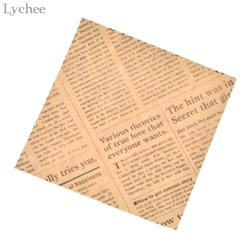 Lychee 20 листов антикварной бумаги с рисунком оригами, сложенная бумага ручной работы, складная бумага для скрапбукинга, декоративное ремесло