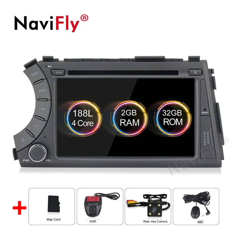 Car dvd camera DVR HD1024* 600 2din Android 9,1 Автомобильный dvd Радио мультимедийный плеер для Ssang yong Ssangyong Actyon Kyron аудио FM 4G wifi RDS BT SD gps - Цвет: Car dvd camera DVR