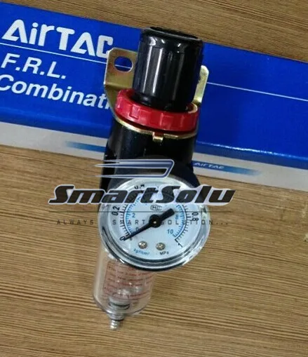 Новый черный Пневматический фильтр для очистки воздуха регулятор w манометр AFR 2000