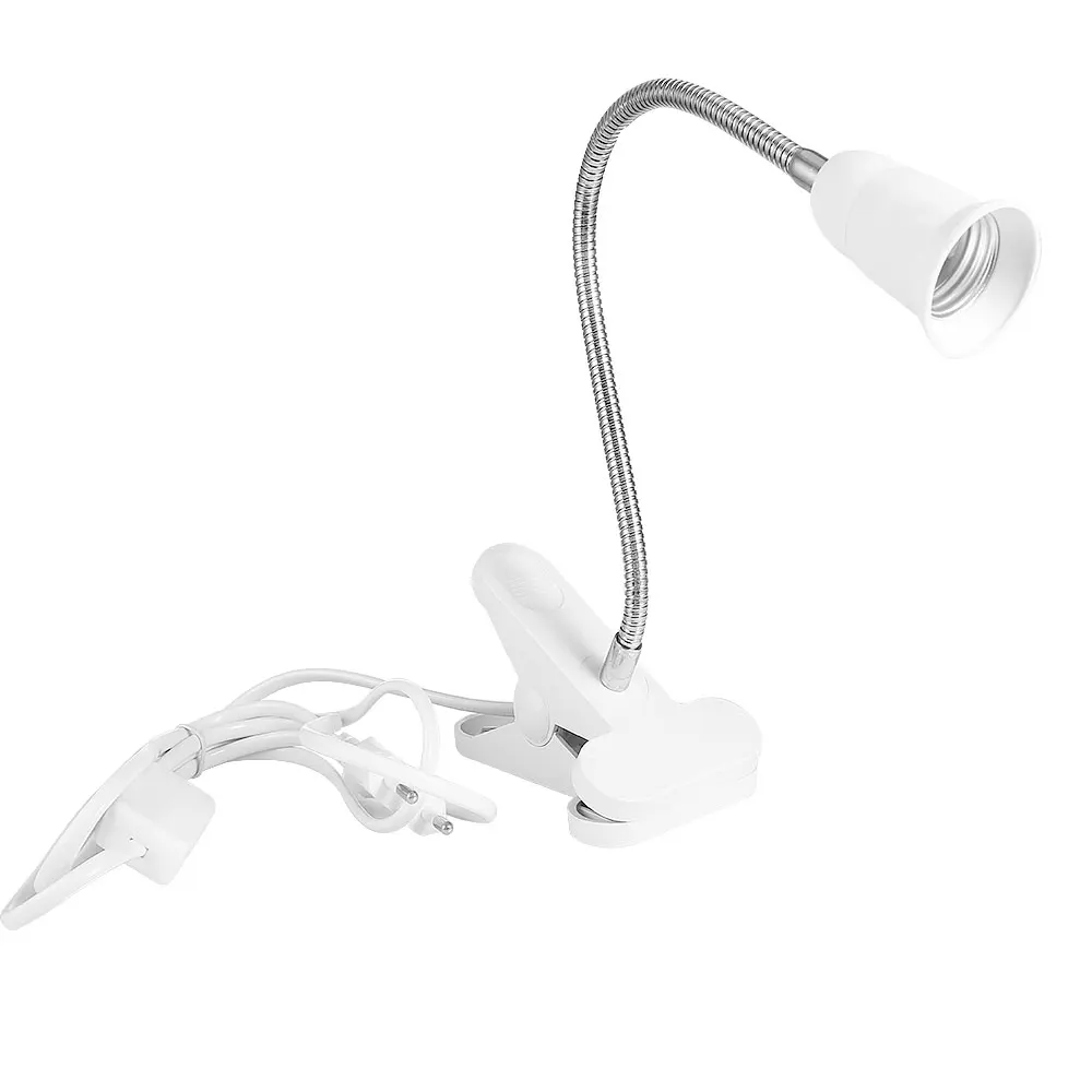 E27 Flexible Lamp Holder Adapter Bulb Socket Base With Clip Durable Professional Lighting Accessories Stereo Switch Button | Лампы и