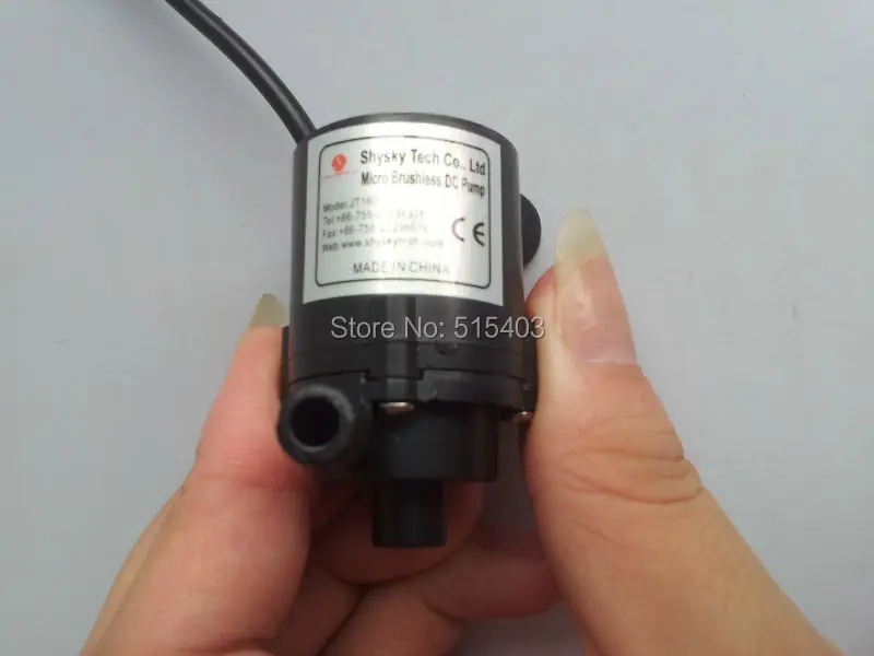 Мини 6V 12V DC бесщеточный маленький водяной насос погружной моторный 1 8 M 230L/H
