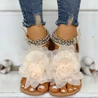 Большие размеры 43; Удобная летняя женская обувь на плоской подошве для отдыха; Женские сандалии; Вьетнамки; Женская обувь; 2019