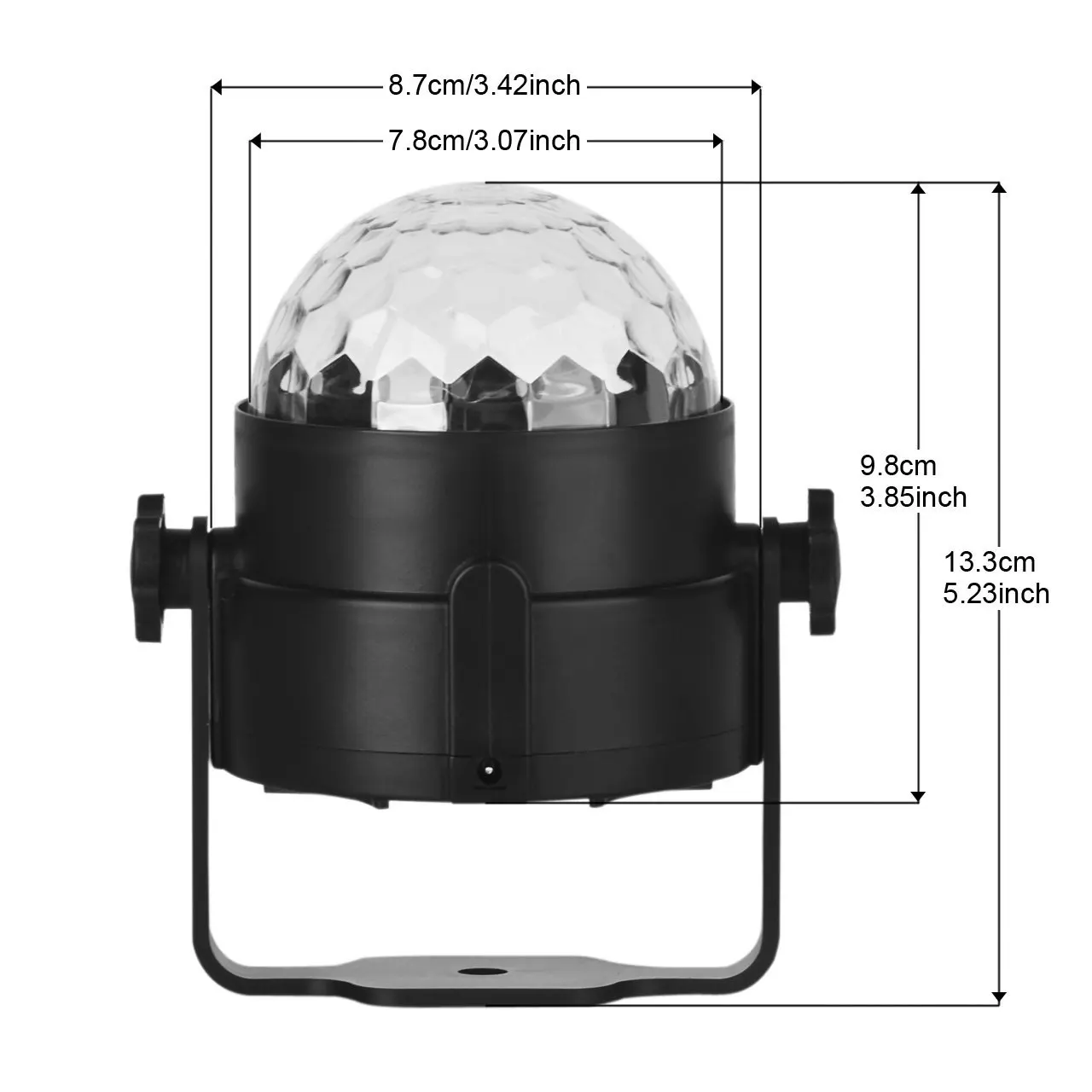 Пульт дистанционного управления с питанием от USB 7 цветов 3 Вт RGB мини кристалл