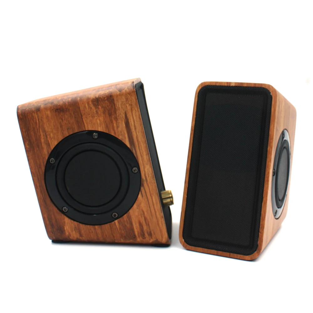 Компьютерная Колонка Techase Бамбуковая колонка с усилителем hi-fi звук