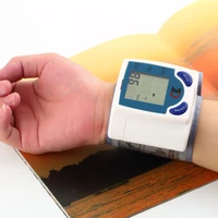 health care automatic digital wrist blood pressure monitor for measuring heart beat and pulse rate dia