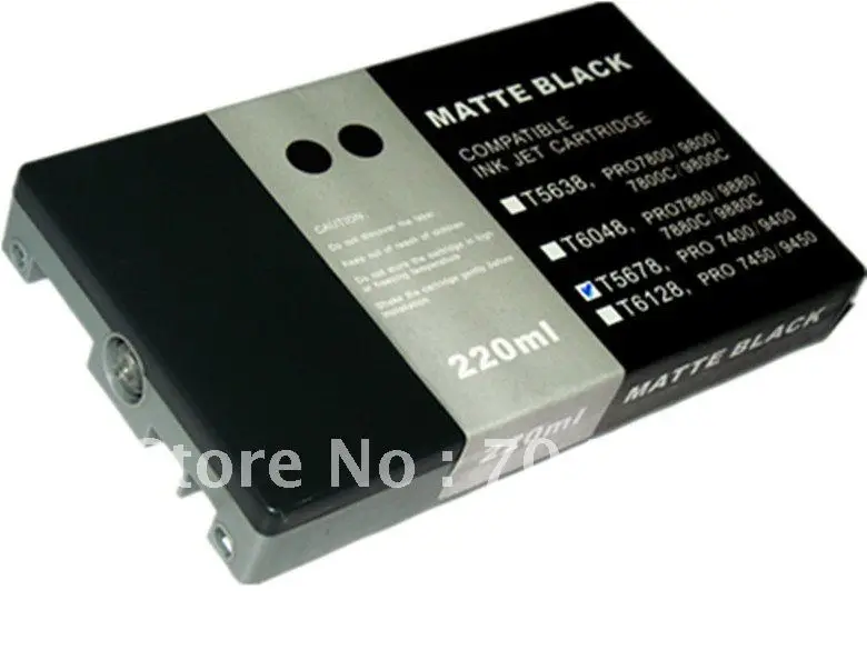 Free shipping ! 8 piece a lots Replace Printer Ink Cartridge With ink And Chip for Eps0n  7800 9800 7800C 9800C Printer inks