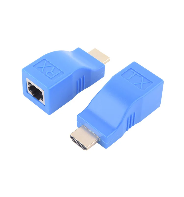 HDMI-удлинитель HD 1080P к RJ45 LAN Ethernet-кабелю конвертер над CAT-5e/6 кабелями 30 м |