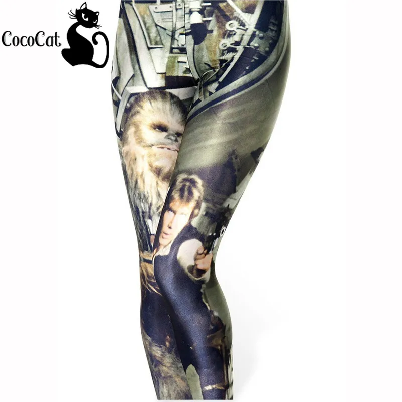 CocoCat 2017 Новый приключения время панк-рок harajuku black milk фитнес Десятых sexy 3d печати
