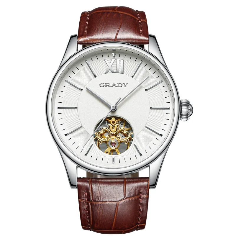 Мужские часы weide с автоматическим механическим каркасом водонепроницаемые