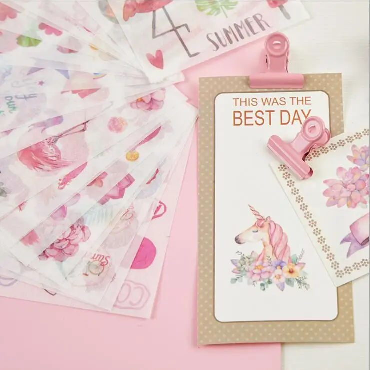 2019 новый корейский Kawaii Фламинго Симпатичный мультфильм Корейский спиральный
