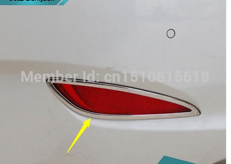 2010-2013 для Hyundai VERNA хром Лампа заднего противотуманного фонаря накладка 2 шт./компл.