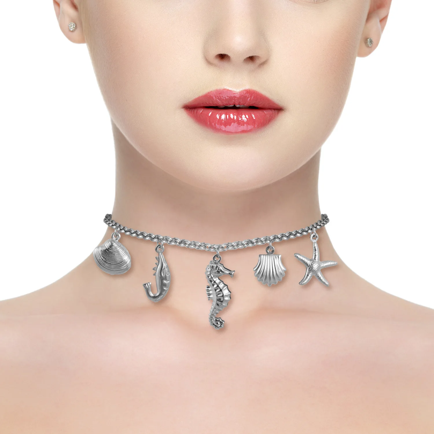 New Jewelry Stainless Steel Fashion Women's Marine Style Necklace | Украшения и аксессуары