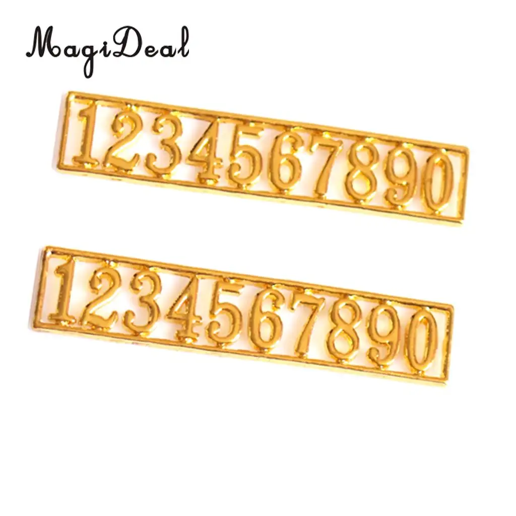 MagiDeal винтажный дизайн масштаб 1/12 Золотой кукольный домик Миниатюрный набор