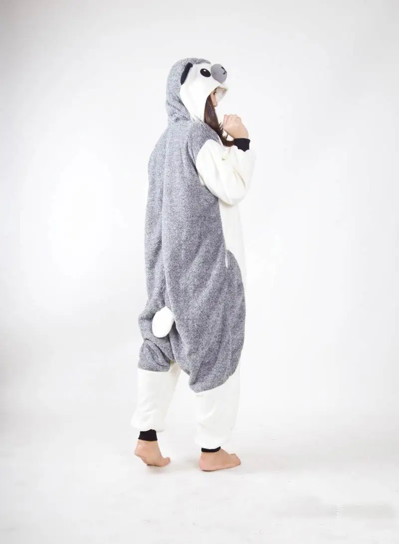 Кигуруми пижамы животных Ежик комбинезоны костюм для сна Унисекс Взрослые