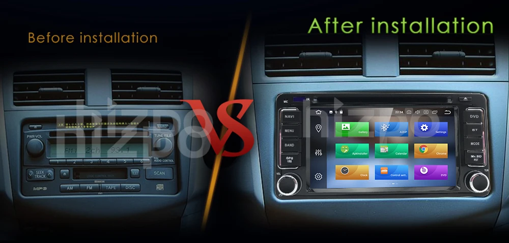 2 din автомобильный радиоприемник Android 8 0 dvd плеер для Toyota Land Cruiser 100 200Rav4 Corolla 150 Prado 120