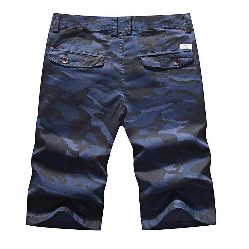 Мужские камуфляжные шорты-карго летние хлопковые повседневные шорты