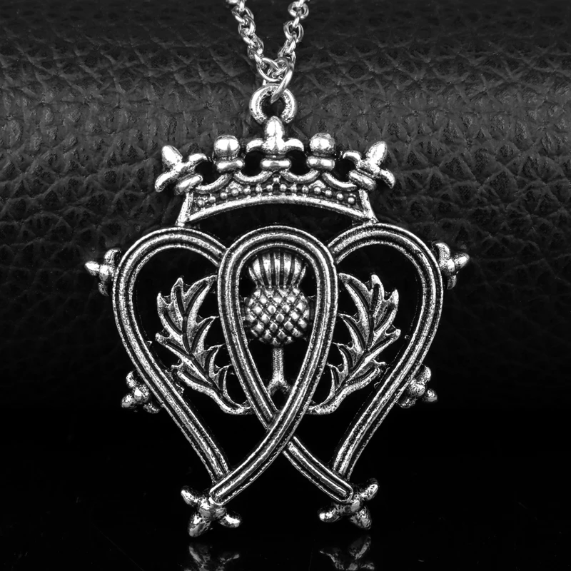 

Scotland National Flower Crown Necklace for Women Pendant Choker Jewellery Necklaces for Teen Girls