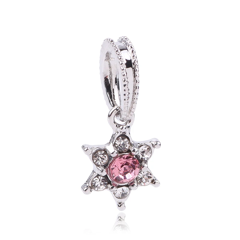 X056 AIFEILI короны кулон с Ангел кукла Снежинка Серебряная шарики сплава Подвески для Pandora Браслеты и браслеты Цепочки и ожерелья DIY ювелирных - Цвет: X056