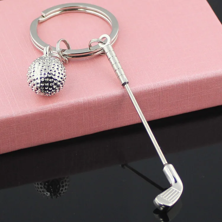 M84911 Модный классический спортивный Серебристый Брелок для ключа в гольф-клуб