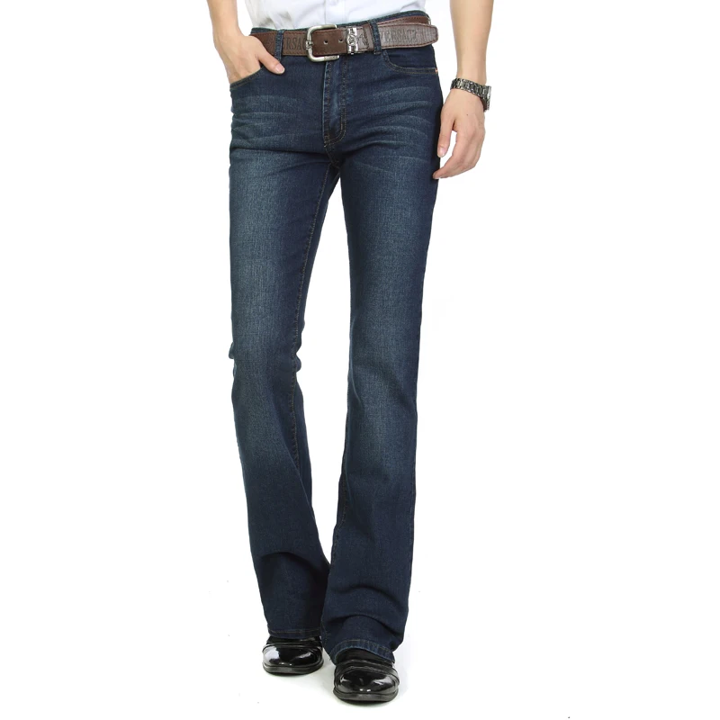 2014 зимние мужские Джинсы для женщин загрузки крой слегка расклешенные стройная