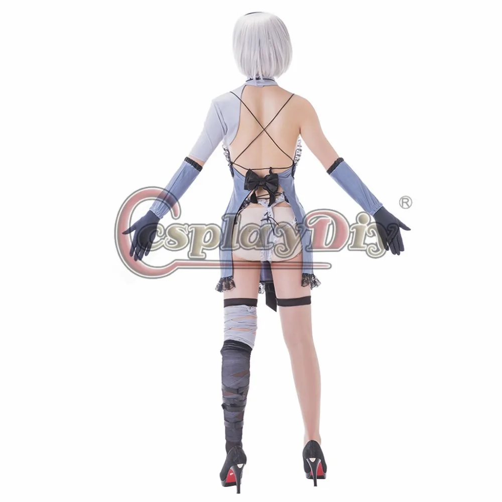 Косплей Diy игра NieR Automata DLC Косплей Йорга № 2 Тип B 2B Косплей Костюм Женский Хэллоуин полный комплект две версии на заказ