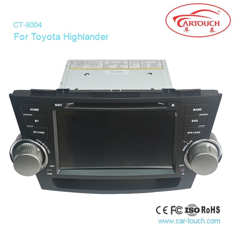 Cartouch(R) 8 дюймовый автомобильный dvd gps навигатор с сенсорным экраном