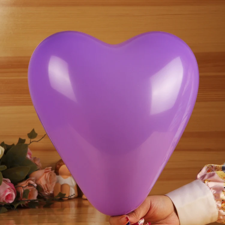 12 inch 150 г/лот 100 шт./лот Латекс Украшение Шар Форме Сердца Красочный Воздушный Balloote