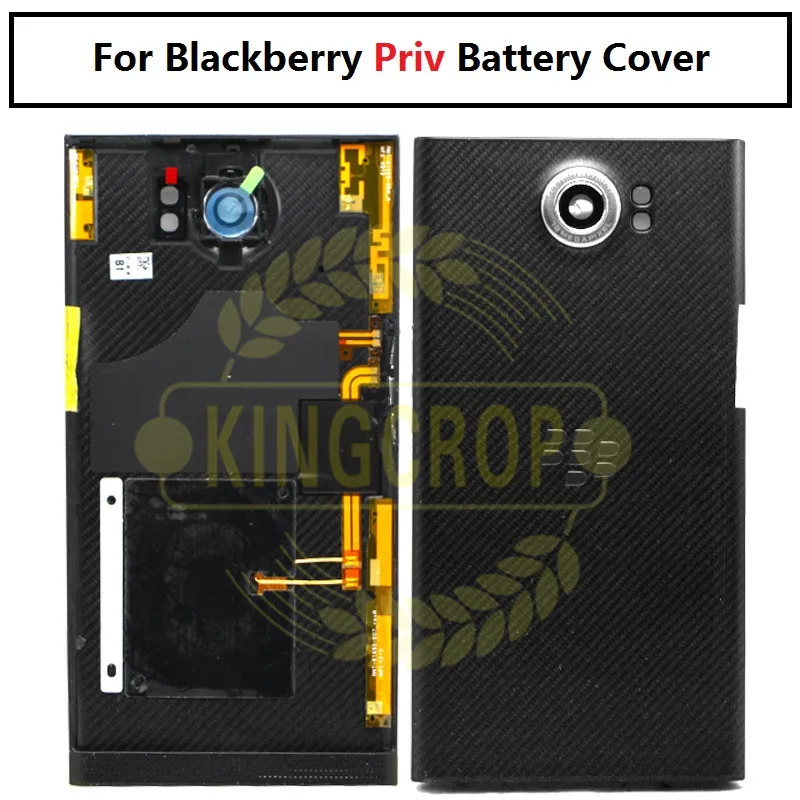 Батарея крышка для Blackberry Priv сзади Корпус задний Чехол с боковыми кнопками +
