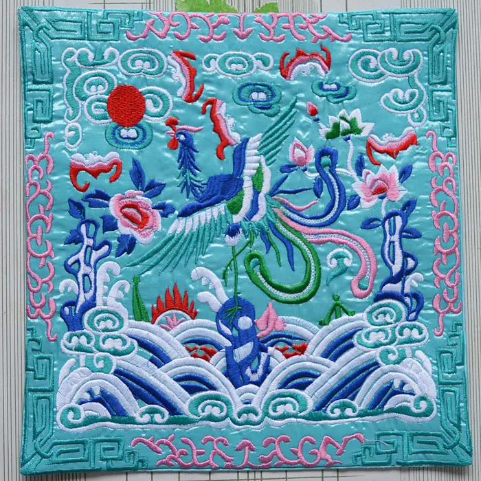 Китайская Национальная вышивка Феникс 26*26 см для самостоятельной сборки нашивка