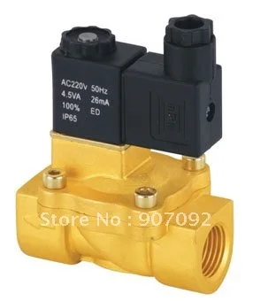 3/8 ''латунные управляемые электромагнитные клапаны 2/2 Way 13 мм отверстие 2V130-10