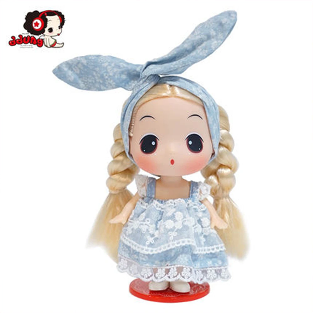Кукла длинная 18 см Подлинная Корейская сменная искусственная принцесса BJD мини