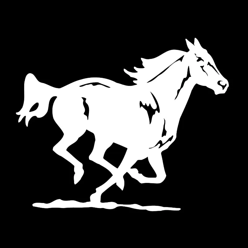 16 5*13 5 см бег дикая лошадь Mustang Стайлинг автомобиля Fansy виниловые автомобильные