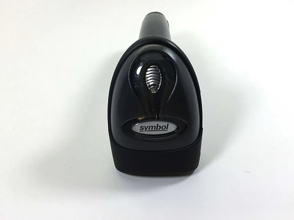 Лазерный ручной сканер штрих-кодов Symbol LS2208 с подставкой USB черный | Компьютеры и