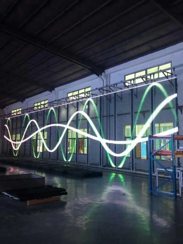 Leeman Группы led освещение сцены/газа дисплей Гибкий СВЕТОДИОДНЫЙ Дисплей/мягкий