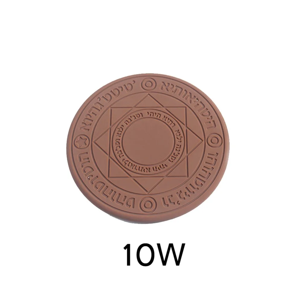 Buyincoins светящиеся Беспроводной быстро Зарядное устройство 10 Вт для iPhone 8 Plus X XS Max XR