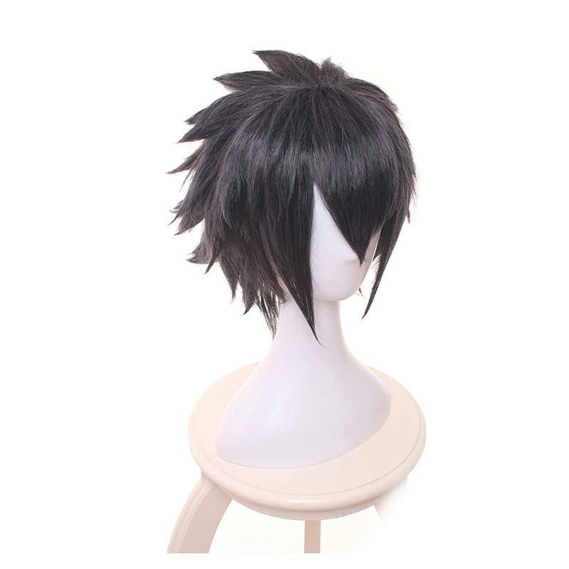 FF15 FFXV Noctis Lucis Caelum костюм короткий парик Серый косплей волос + шапка|Игровые
