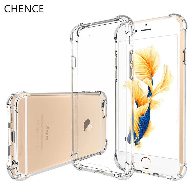 Прозрачный силиконовый мягкий чехол CHENCE для iphone X XS XR MAX мобильный телефон iPhone 7 8 6