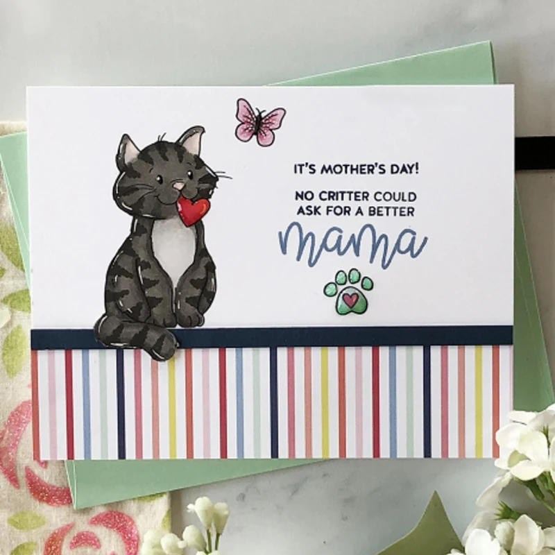Новинка 2019 для всех мам штампы резки металла и прозрачные скрапбукинга