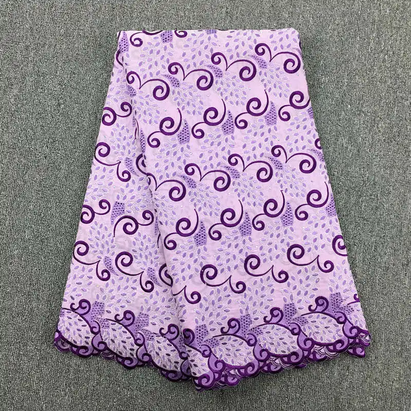 Горячая распродажа высокое качество lalic фиолетовая швейцарская вуаль кружево