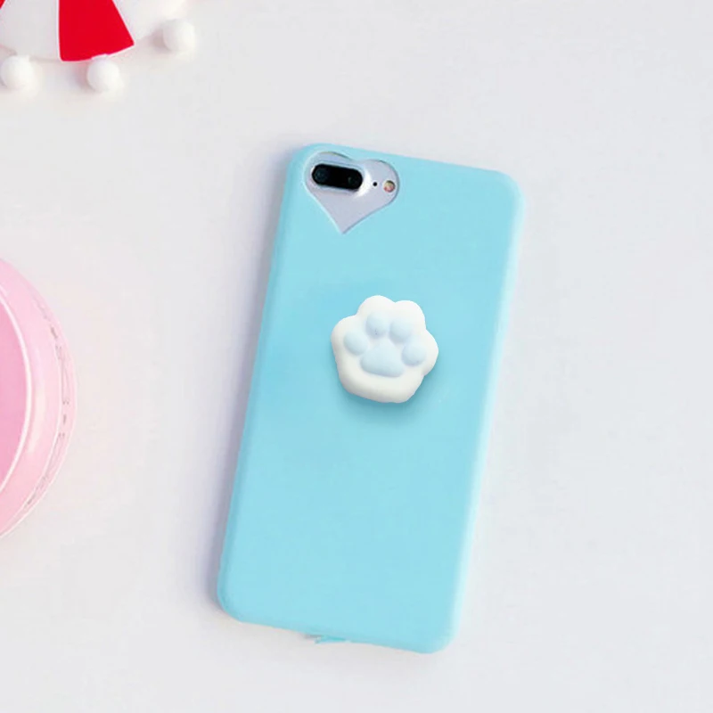 Персонализированный 3D чехол для мобильного телефона для iPhone 6S чехол s антистресс сердце отверстие мягкие игрушки чехол для iPhone 6 7 8 Plus